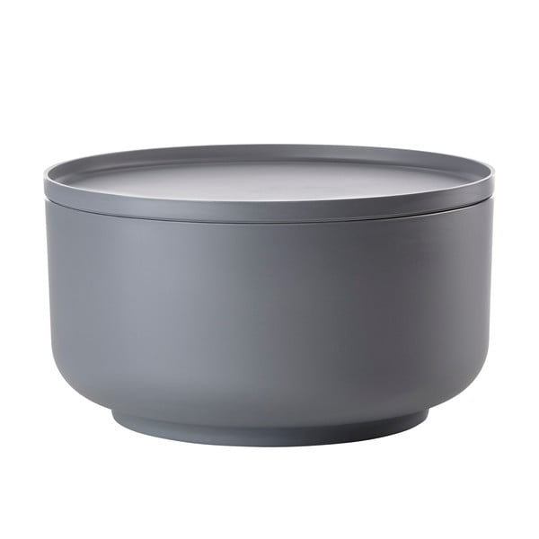 Тъмно сива купа за сервиране с капак ZONE Peili, 30 cm - Zone