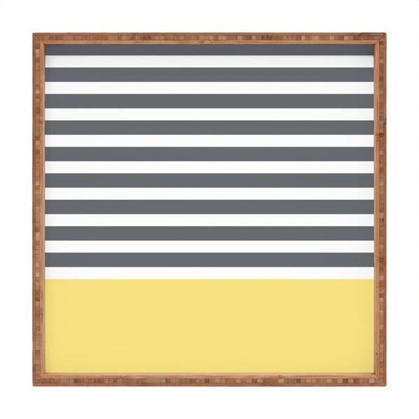 Дървена декоративна табла за сервиране Strict, 40 x 40 cm - Unknown