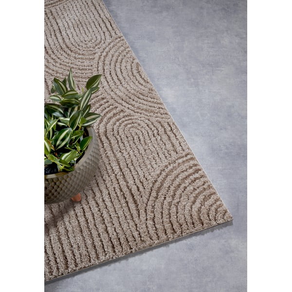 Бежова пътека 80x240 cm Chappe Beige – Elle Decoration-image-2