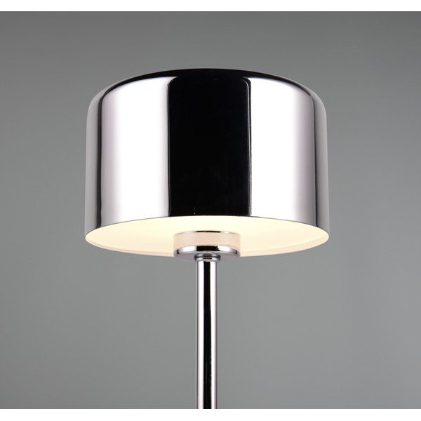 LED настолна лампа с възможност за димиране в лъскаво сребро (височина 30 cm) Jeff - Reality-image-1