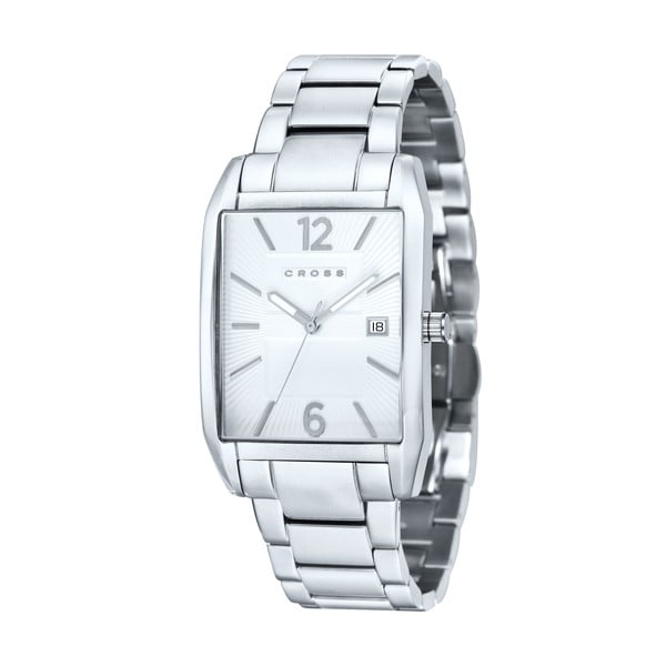 Pánské hodinky Cross Gotham Silver White, 33x38 mm