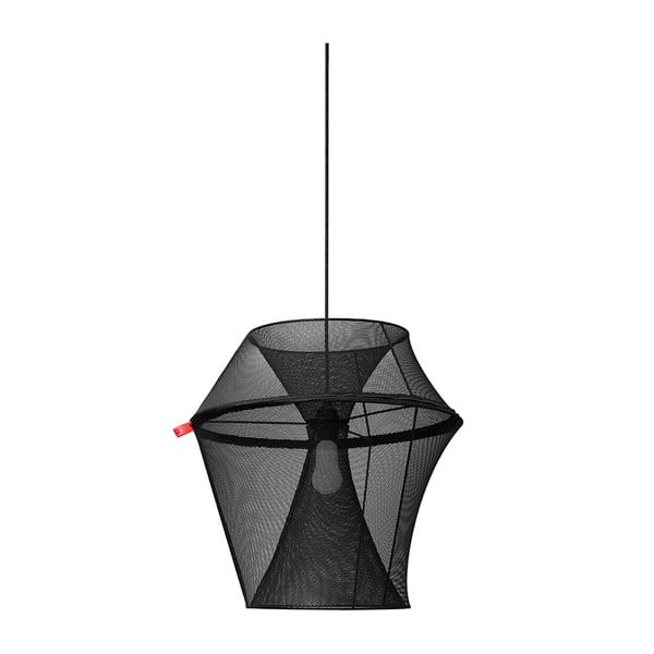 Velká černá adaptabilní lampa Moire