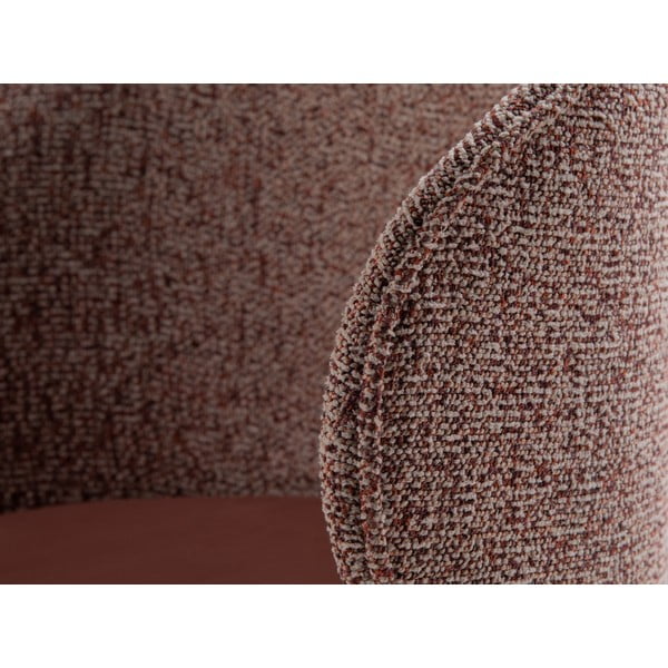 Розово кадифено кресло Inez – Micadoni -image-1