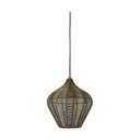 Метално висящо осветително тяло в бронзов цвят ø 27 cm Alvaro – Light & Living