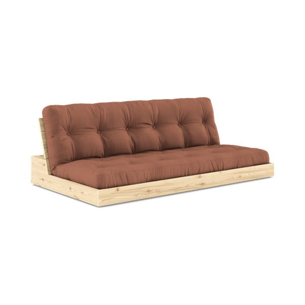 Разтегателен диван в тухлен цвят 196 см Base – Karup Design