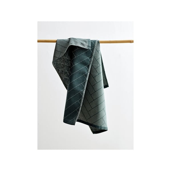 Зелена памучна кухненска кърпа , 50 x 70 cm Tiles - Södahl-image-2