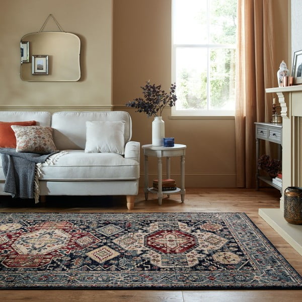 Тъмносин килим 160x230 cm Gillingham – Flair Rugs-image-1