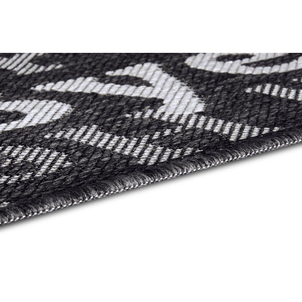Антрацитно сива изтривалка за врата, 50 x 80 cm Weave Bonjour - Hanse Home-image-3