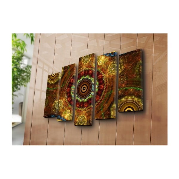 Картина от няколко части Бохо, 105 x 70 cm - Wallity-image-2