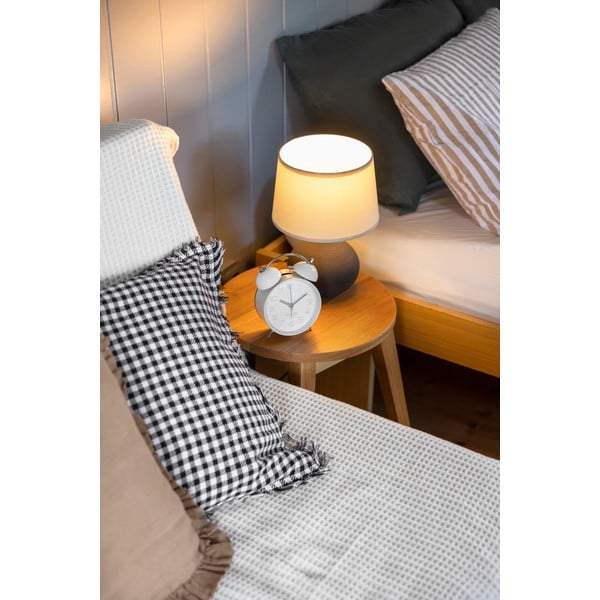 Бял будилник Mr. White - Karlsson-image-1