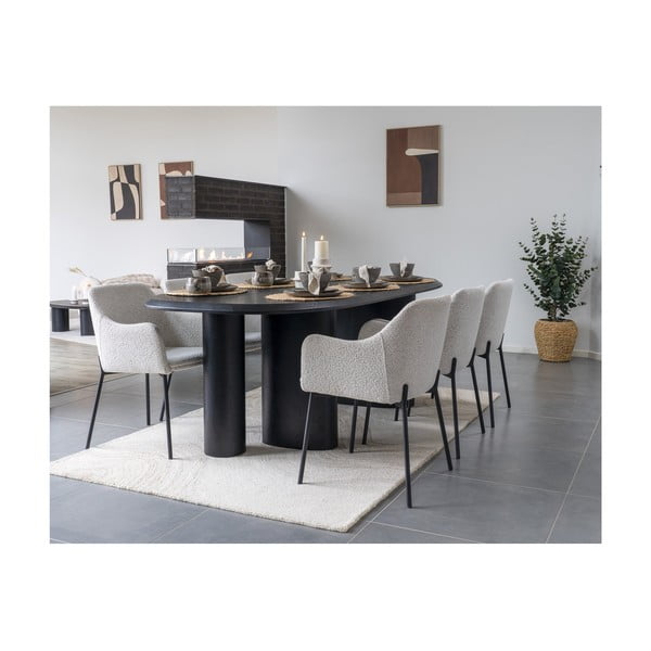 Сиви глинени чинии в комплект от 4 бр. ø 27 cm Selma – House Nordic-image-2