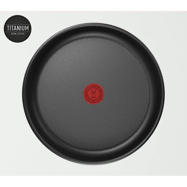 Тигани 2 бр. с незалепващо покритие/с подвижна дръжка от неръждаема стомана ø 26 cm INGENIO Cook Eat L8813S75 – Tefal-image-1