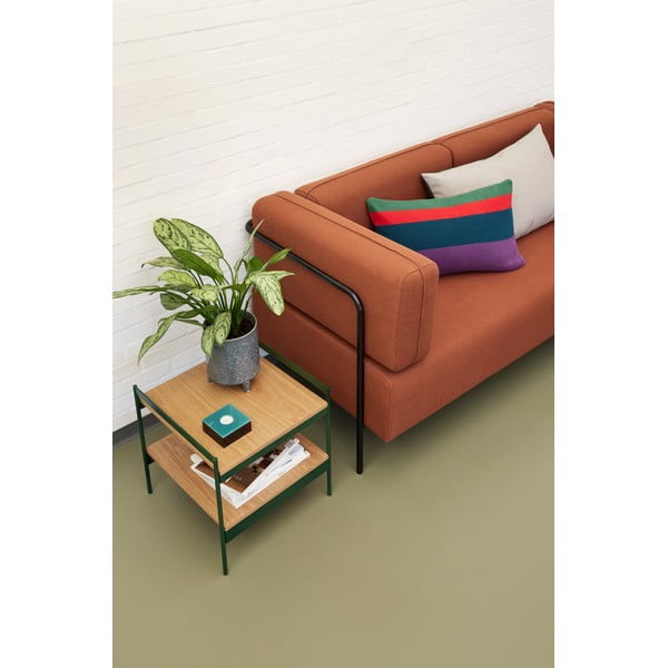 Странична масичка с дъбов плот 43x43 cm Jaunty – Hübsch-image-1