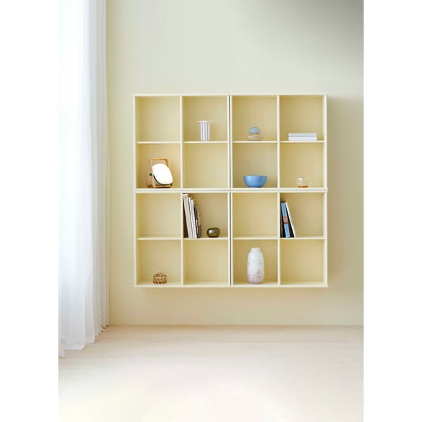 Светложълта висяща библиотека 70x70 cm Mistral – Hammel Furniture-image-1