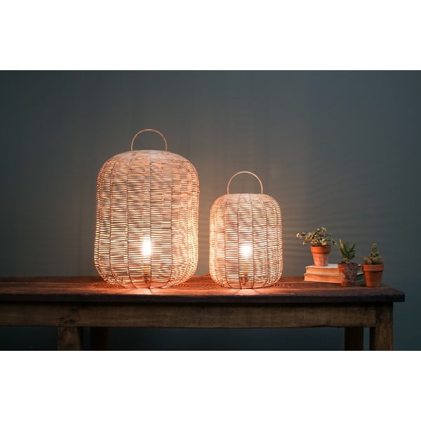 Плетена настолна лампа, височина 65 cm Noko - Nkuku-image-1