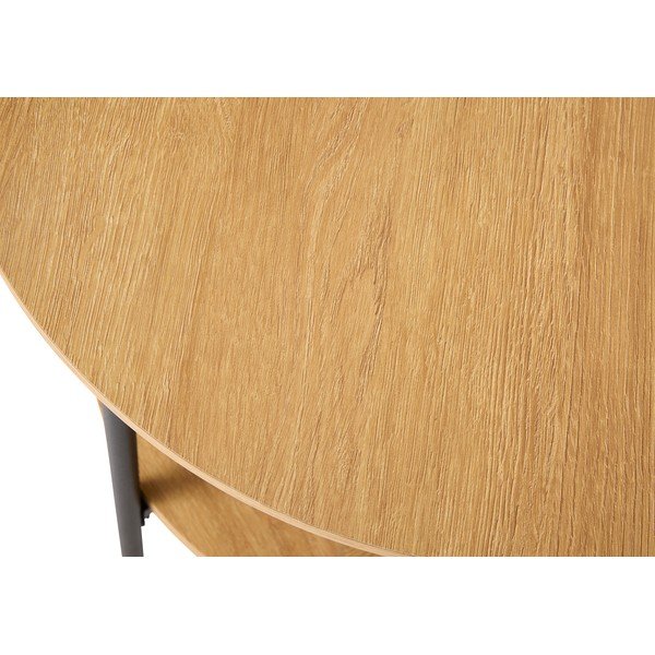 Кръгла странична масичка от декор от дъб  ø 50 cm Pensacola – Unique Furniture-image-4