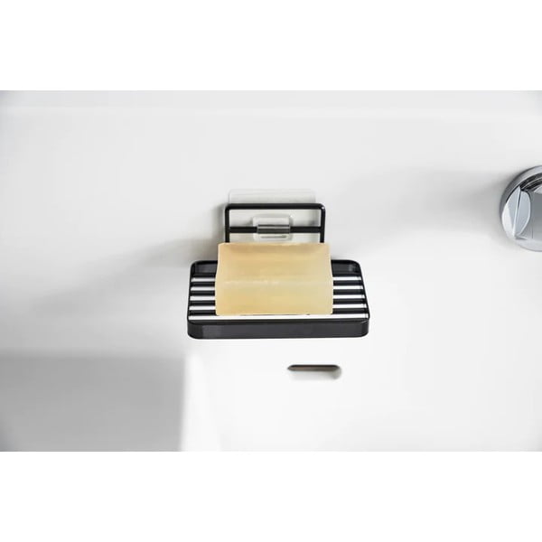 Черна самозалепваща метална сапунерка Film Hook – YAMAZAKI-image-1