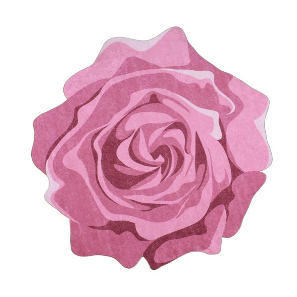 Килим Rose Duro, ⌀ 100 cm Pembe - Vitaus