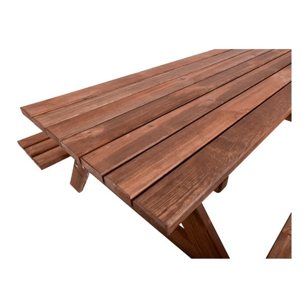 Градински комплект за хранене от борова дървесина за 6 души Piknik - Rojaplast-image-4