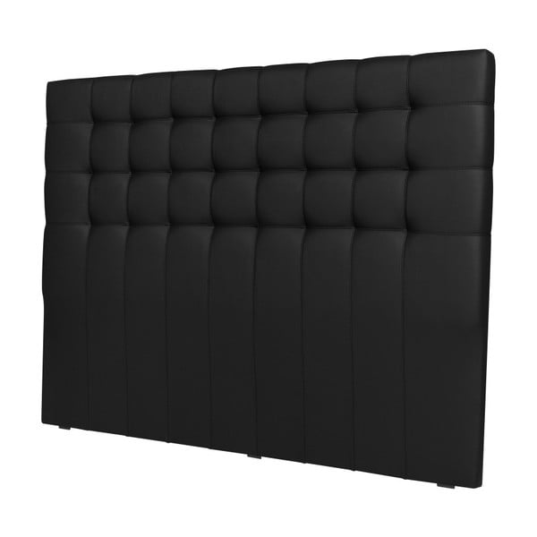Černé čelo postele Cosmopolitan design Torino, šířka 142 cm
