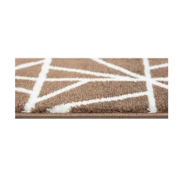 Кафяви килими за стълби в комплект 13 бр. 22x73 cm Striped – Mila Home-image-1