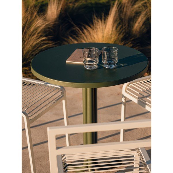 Метална кръгла градинска маса за хранене ø 59 cm Nokk – noo.ma-image-3