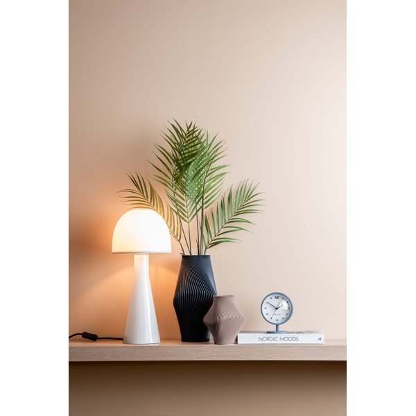 Бяла настолна лампа със стъклен абажур (височина 45 cm) Bombin – Leitmotiv-image-1