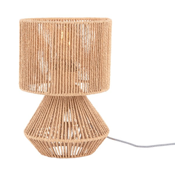 Настолна лампа в златист цвят с хартиен абажур (височина 30 cm) Forma - Leitmotiv