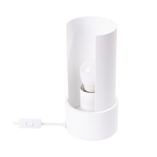 Бяла настолна лампа (височина 21 cm) Aurea – Nice Lamps