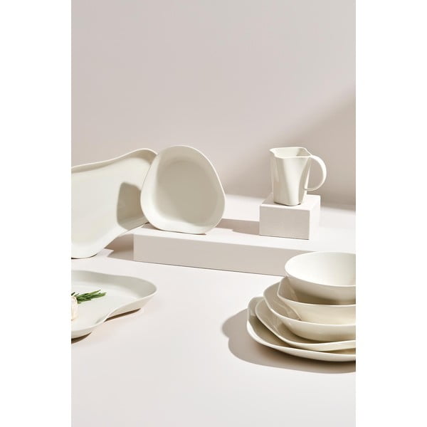 Бели чинии в комплект от 2 Basic - Kütahya Porselen-image-3