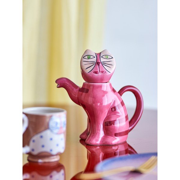 Розов керамичен чайник 500 ml Missy – Bloomingville-image-4