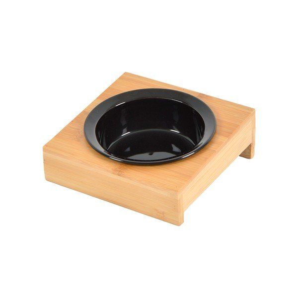 Бамбукова купа с основа за куче ø 12 cm – Love Story