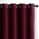 Бордо затъмняващо перде 140x245 cm Eyelets – Restilo