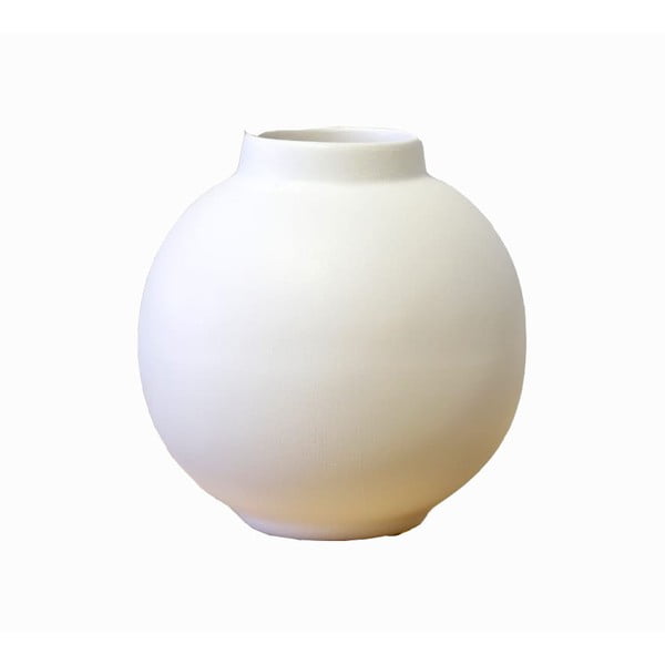 Бяла керамична ваза Topik - Rulina