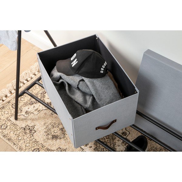Картонена кутия за съхранение с капак Tora - Bigso Box of Sweden-image-1