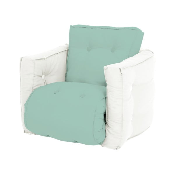 Детски диван-стол Mini Dice Mint/Creamy - Karup Design