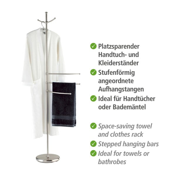 Стойка за хавлии и халати за баня Adiamo - Wenko-image-4