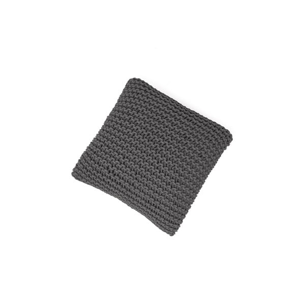 Сива възглавница Pouffe Knit - Bonami Essentials-image-4