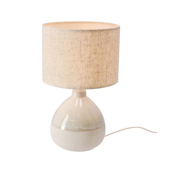 Бежова настолна лампа с текстилен абажур (височина 41 cm) Ardo – Candellux Lighting-image-4