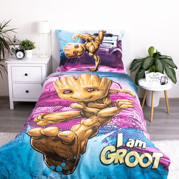Единично  памучно детско спално бельо 140x200 cm Groot – Jerry Fabrics-image-2