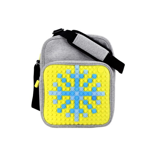 Чанта за рамо Pixel, сиво/жълто - Pixel bags