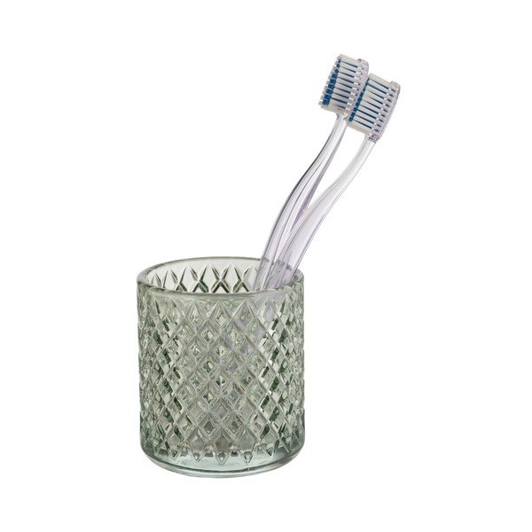 Стъклена чаша за четки за зъби в цвят мента Atessa – Wenko-image-2