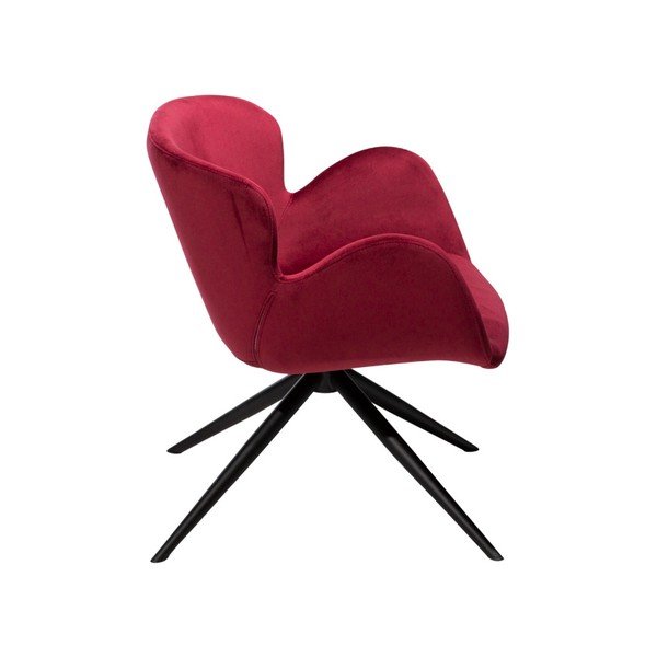 Винен фотьойл DAN-FORM Дания Gaia Lounge Velvet - DAN-FORM Denmark-image-1