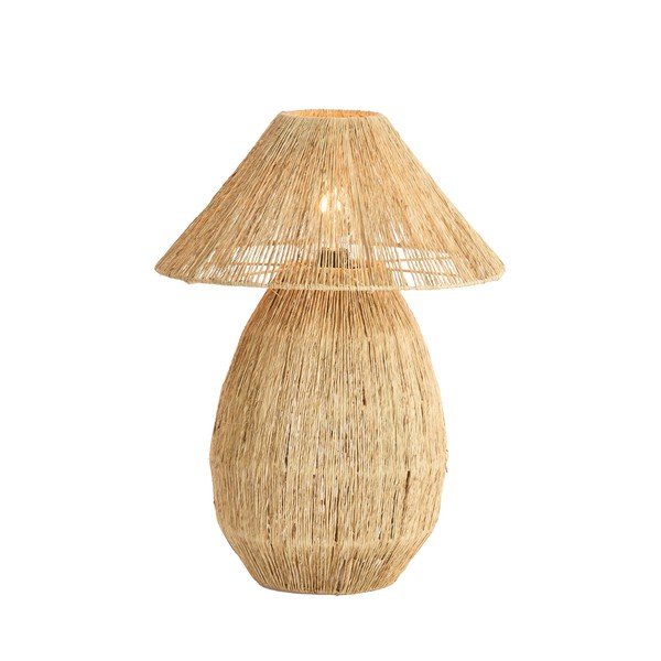 Настолна лампа в естествен цвят с абажур от юта (височина 55 cm) Maruva – Light & Living-image-3