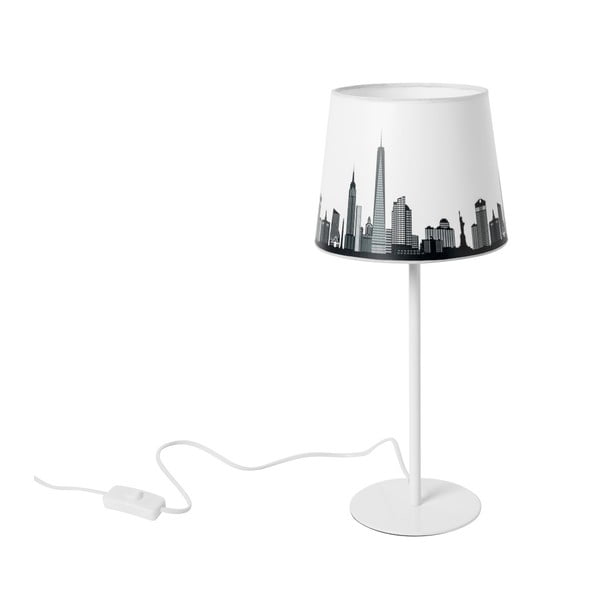 Черно-бяла настолна лампа Skyline - SULION