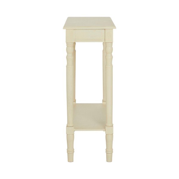 Конзолна маса от масивен бор в цвят слонова кост 30x80 cm Heritage – Premier Housewares-image-4