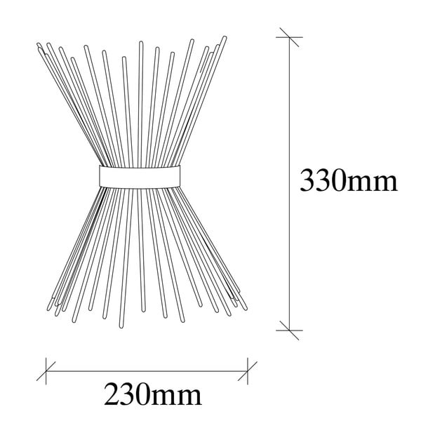 Черна стенна лампа Kirpi – Opviq lights-image-3