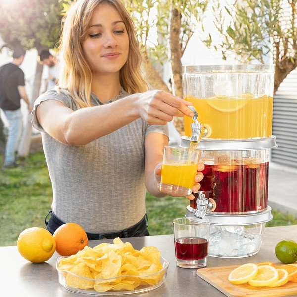 Двуетажен диспенсър за напитки с кран - InnovaGoods-image-4