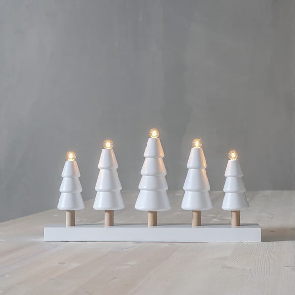 Бяла коледна светлинна украса Skog – Star Trading-image-1