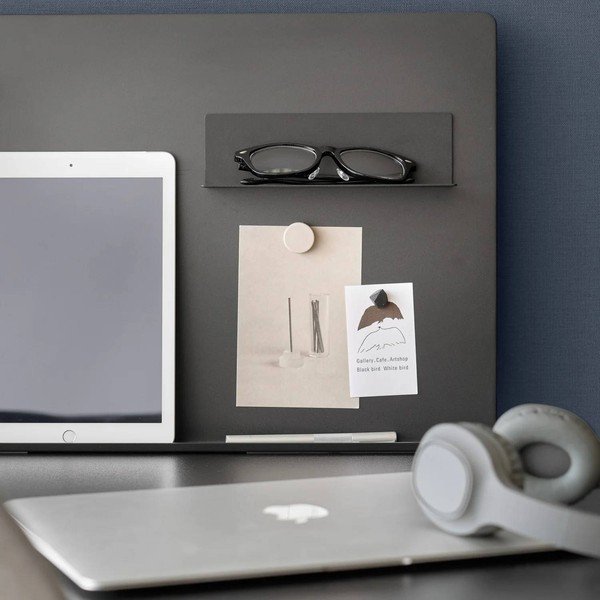 Магнитен допълнителен рафт за информационно табло 20x6 cm Tower – YAMAZAKI-image-3